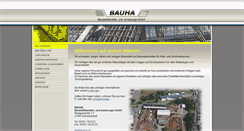 Desktop Screenshot of bauha.de